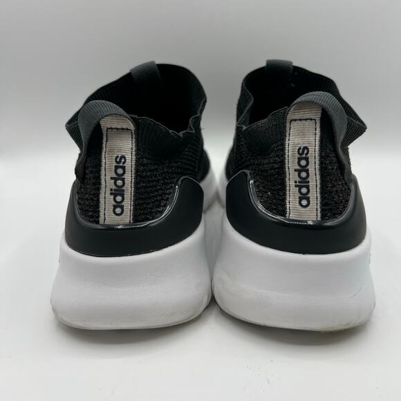 Adidas Neo Ultimafusion Cloudfoam Black Carbon Knit Pull On Sneakers | Women's 8 - Picture 4 of 10